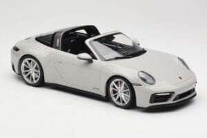 Porsche 911 992 Targa 4 GTS Pilkas Minichamps 1:18 155061064 Metalas - nuotrauka 4 iš 6