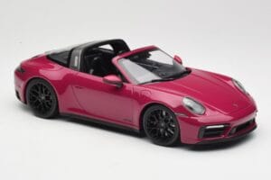 Porsche 911 992 Targa 4 GTS Rubystar Minichamps 1:18 155061066 Metalas - nuotrauka 4 iš 6