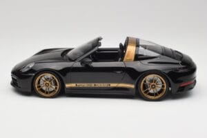 Porsche 911 992 Targa Porsche Design Juodas & Auksinis Concept Minichamps 1:18 PORSCHE001 Metalas - nuotrauka 3 iš 6