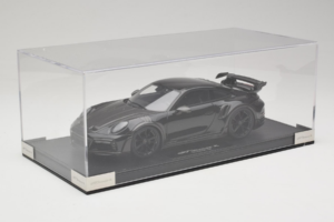 Porsche 911 992 TechArt GTstreet R Juodas Su Juodais Ratais TechArt 1:18 REMC012 Derva - nuotrauka 2 iš 6