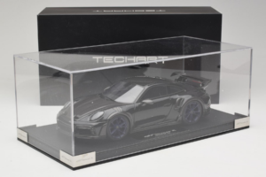 Porsche 911 992 TechArt GTstreet R Juodas Su Mėlynais Ratais TechArt 1:18 REMC009 Derva - nuotrauka 6 iš 6