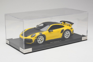 Porsche 911 992 TechArt GTstreet R Geltonas Su Baltais Ratais TechArt 1:18 REMC015 Derva - nuotrauka 5 iš 6