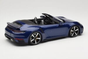 Porsche 911 992 Turbo S Kabrioletas Blue Metallic Minichamps 1:18 155069081 Metalas - nuotrauka 2 iš 6