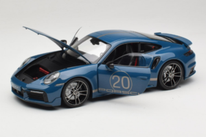 Porsche 911 992 Turbo S Coupe Sport Design Mėlynas Minichamps 1:18 113069073 Metalas - nuotrauka 2 iš 8