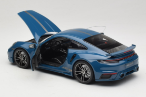 Porsche 911 992 Turbo S Coupe Sport Design Mėlynas Minichamps 1:18 113069073 Metalas - nuotrauka 5 iš 8