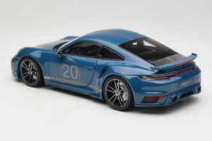Porsche 911 992 Turbo S Coupe Sport Design Mėlynas Minichamps 1:18 113069073 Metalas - nuotrauka 7 iš 8