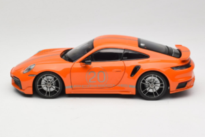 Porsche 911 992 Turbo S Coupe Sport Design Oranžinis Minichamps 1:18 113069074 Metalas - nuotrauka 4 iš 8