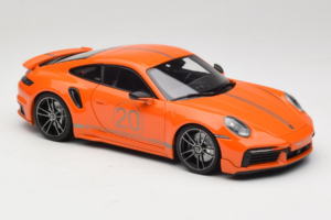 Porsche 911 992 Turbo S Coupe Sport Design Oranžinis Minichamps 1:18 113069074 Metalas - nuotrauka 6 iš 8