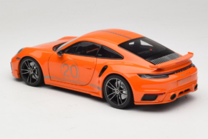 Porsche 911 992 Turbo S Coupe Sport Design Oranžinis Minichamps 1:18 113069074 Metalas - nuotrauka 7 iš 8