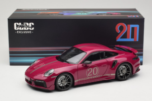 Porsche 911 992 Turbo S Coupe Sport Design Raudonas Minichamps 1:18 113069075 Metalas - nuotrauka 8 iš 8