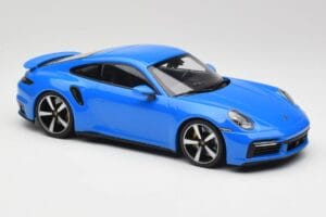 Porsche 911 992 Turbo S Gentian Mėlynas Minichamps 1:18 155069074 Metalas - nuotrauka 4 iš 6