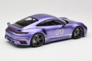 Porsche 911 992 Turbo S Sport Design Package Viola Metallic Minichamps 1:18 155069174 Metalas - nuotrauka 2 iš 6