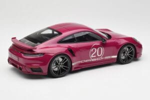 Porsche 911 992 Turbo S su Sport Design Package Raudonas Minichamps 1:18 155069172 Metalas - nuotrauka 2 iš 6