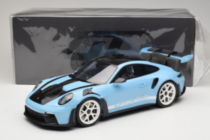 Porsche 911 992.1 GT3 RS Gulf Blue GT Spirit 1:12 GT497 Derva - nuotrauka 6 iš 6