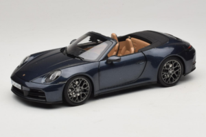 Porsche 911 992.2 Carrera Kabrioletas Yachting Blue Norev 1:18 187180 Metalas