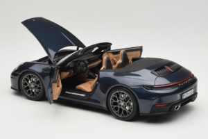 Porsche 911 992.2 Carrera Kabrioletas Yachting Blue Norev 1:18 187180 Metalas - nuotrauka 5 iš 8