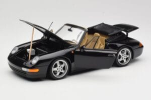 Porsche 911 993 Kabrioletas Juodas UT Models 1:18 27806-U1 Metalas - nuotrauka 2 iš 8