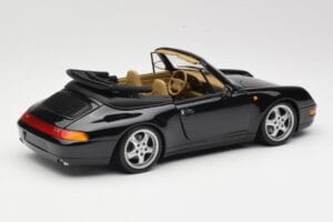 Porsche 911 993 Kabrioletas Juodas UT Models 1:18 27806-U1 Metalas - nuotrauka 3 iš 8