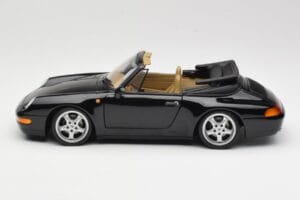 Porsche 911 993 Kabrioletas Juodas UT Models 1:18 27806-U1 Metalas - nuotrauka 4 iš 8