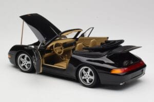 Porsche 911 993 Kabrioletas Juodas UT Models 1:18 27806-U1 Metalas - nuotrauka 5 iš 8