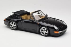 Porsche 911 993 Kabrioletas Juodas UT Models 1:18 27806-U1 Metalas - nuotrauka 6 iš 8