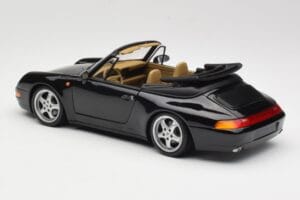 Porsche 911 993 Kabrioletas Juodas UT Models 1:18 27806-U1 Metalas - nuotrauka 7 iš 8