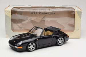 Porsche 911 993 Kabrioletas Juodas UT Models 1:18 27806-U1 Metalas - nuotrauka 8 iš 8
