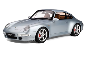 Porsche 911 993 Carrera 4S Sidabrinis GT Spirit 1:8 GTS801901 Derva