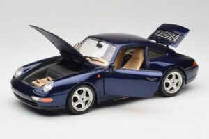Porsche 911 993 Carrera Cup Mėlynas Braccio & Gotz 1993 Bburago 1:18 3060-M1 Metalas - nuotrauka 2 iš 8