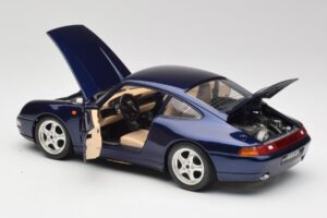Porsche 911 993 Carrera Cup Mėlynas Braccio & Gotz 1993 Bburago 1:18 3060-M1 Metalas - nuotrauka 5 iš 8