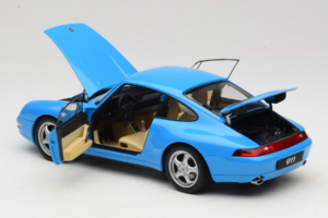 Porsche 911 993 Carrera Blue Metallic AUTOart 1:18 78133 Metalas - nuotrauka 5 iš 8
