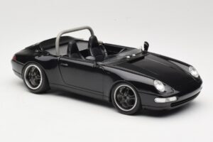 Porsche 911 993 Carrera Kabrioletas Juodas Bburago 1:18 3090-M1 Metalas - nuotrauka 6 iš 8