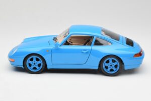 Porsche 911 993 Carrera Mėlynas Bburago 1:18 3060 Metalas - nuotrauka 4 iš 8
