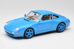 Porsche 911 993 Carrera Mėlynas Bburago 1:18 3060 Metalas
