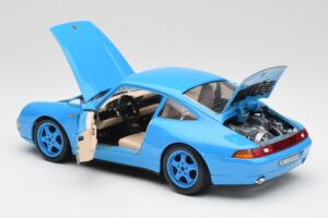 Porsche 911 993 Carrera Mėlynas Bburago 1:18 3060 Metalas - nuotrauka 5 iš 8