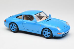 Porsche 911 993 Carrera Mėlynas Bburago 1:18 3060 Metalas - nuotrauka 6 iš 8