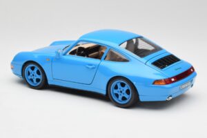 Porsche 911 993 Carrera Mėlynas Bburago 1:18 3060 Metalas - nuotrauka 7 iš 8
