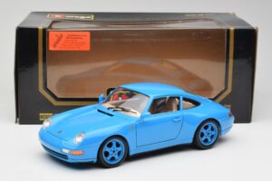Porsche 911 993 Carrera Mėlynas Bburago 1:18 3060 Metalas - nuotrauka 8 iš 8