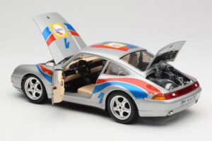Porsche 911 993 Carrera Cup #1 1993 Bburago 1:18 3050-M2 Metalas - nuotrauka 5 iš 8