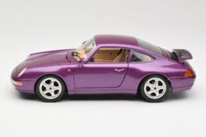 Porsche 911 993 Carrera Violetinis Bburago 1:18 3060-M2 Metalas - nuotrauka 4 iš 8