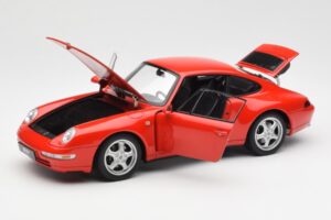 Porsche 911 993 Carrera Raudonas AUTOart 1:18 78132 Metalas - nuotrauka 2 iš 8