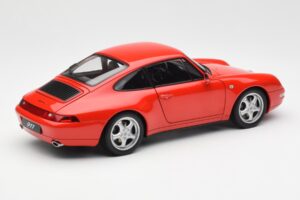 Porsche 911 993 Carrera Raudonas AUTOart 1:18 78132 Metalas - nuotrauka 3 iš 8