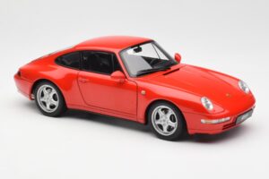 Porsche 911 993 Carrera Raudonas AUTOart 1:18 78132 Metalas - nuotrauka 6 iš 8