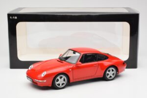 Porsche 911 993 Carrera Raudonas AUTOart 1:18 78132 Metalas - nuotrauka 8 iš 8