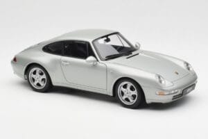 Porsche 911 993 Carrera Sidabrinis AUTOart 1:18 78131 Metalas - nuotrauka 6 iš 8