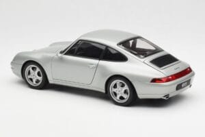 Porsche 911 993 Carrera Sidabrinis AUTOart 1:18 78131 Metalas - nuotrauka 7 iš 8
