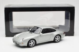 Porsche 911 993 Carrera Sidabrinis AUTOart 1:18 78131 Metalas - nuotrauka 8 iš 8