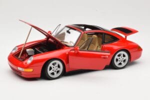 Porsche 911 993 Carrera Targa Raudonas UT Models 1:18 27821 Metalas - nuotrauka 2 iš 8