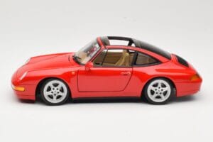 Porsche 911 993 Carrera Targa Raudonas UT Models 1:18 27821 Metalas - nuotrauka 4 iš 8