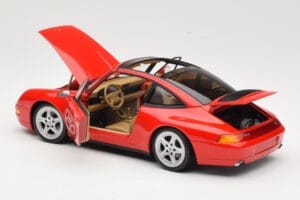 Porsche 911 993 Carrera Targa Raudonas UT Models 1:18 27821 Metalas - nuotrauka 5 iš 8